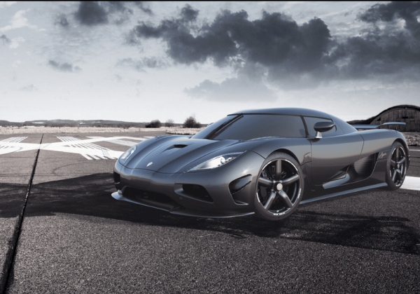 Suspension system of a high-performance exotic vehicle